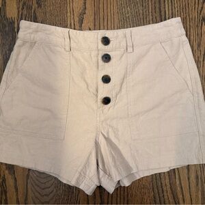 O'Neill Morrison Taupe Button-Up Shorts